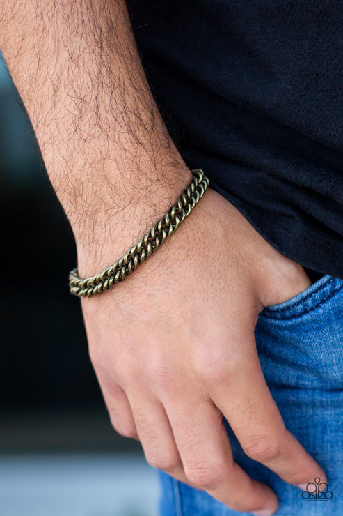 Next Man Up - Brass Urban Bracelet