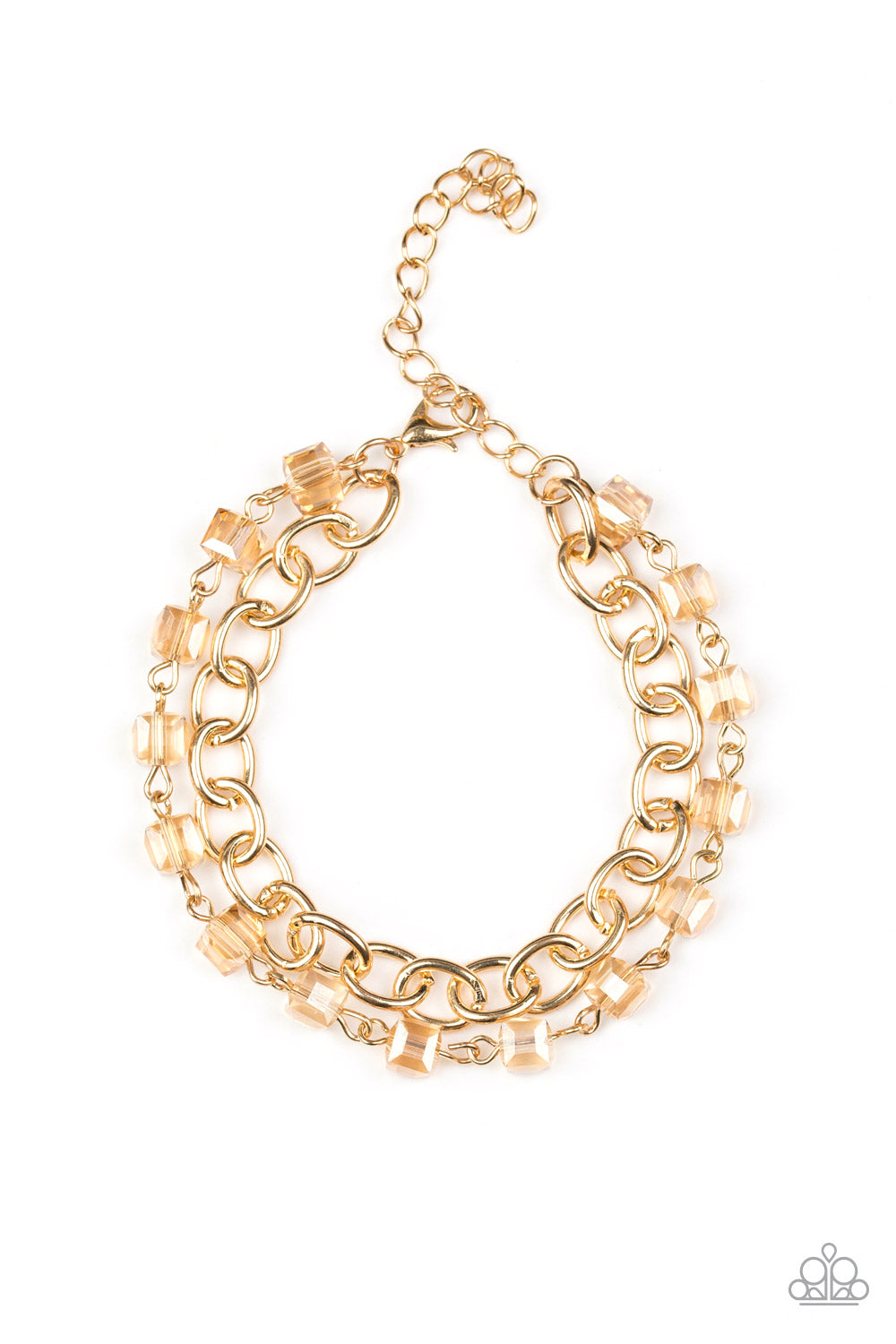 Block Party Princess - Gold *2-Piece Set*  *-Necklace and Bracelet-*