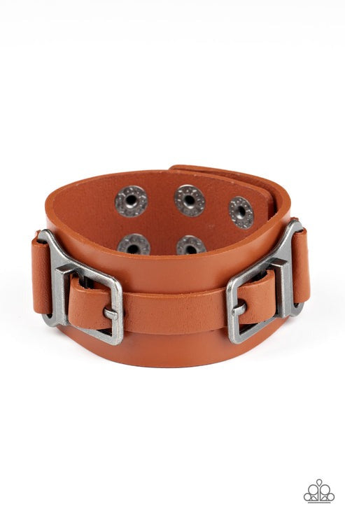Scout It Out - Brown Urban Bracelet