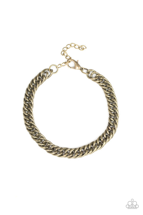 Next Man Up - Brass Urban Bracelet