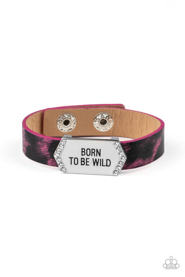 Born To Be Wild - Pink Urban Bracelet