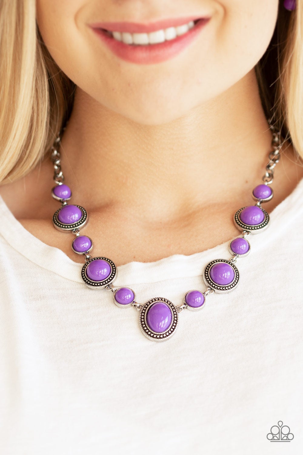 Voyager Vibes Purple Necklace