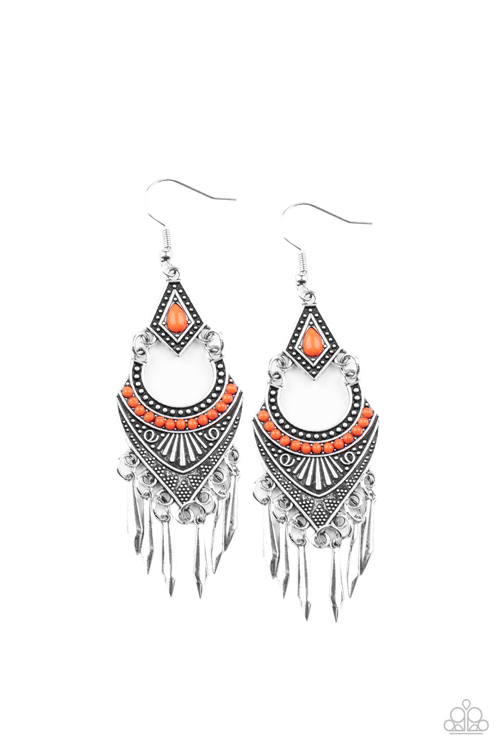 Trailblazer Beam Orange Earring