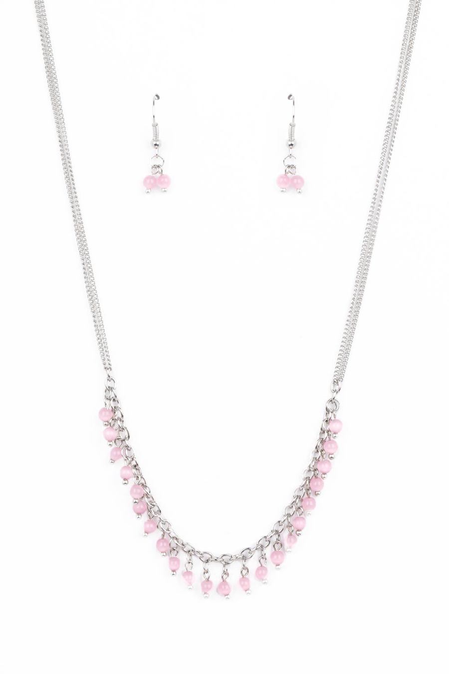 DEW a Double Take Pink Necklace